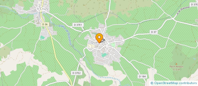 localisation de l'entreprise EB MB LB  QUARANTE