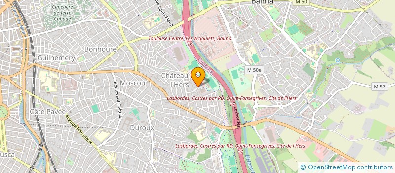 localisation de l'entreprise EB PATRIMOINE à TOULOUSE