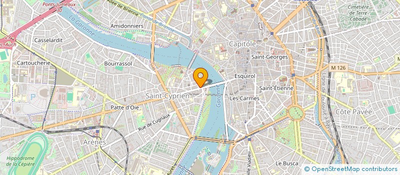 localisation de l'entreprise EB PATRIMOINE  DREMIL-LAFAGE