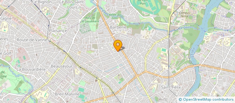 localisation de l'entreprise EB PATRIMOINE HOLD  NANTES