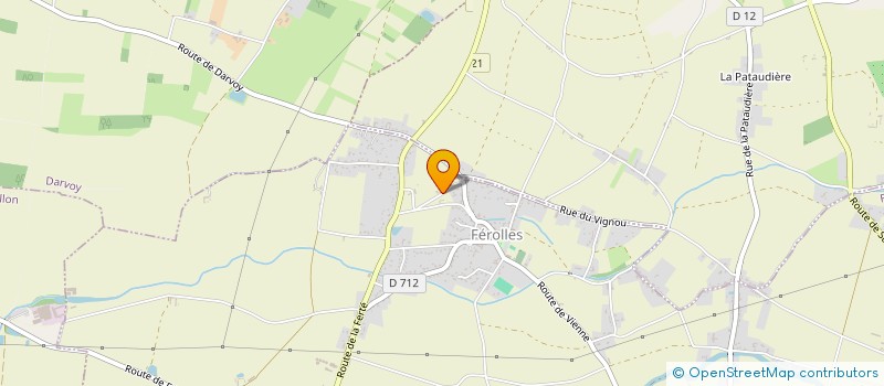localisation de l'entreprise EB PAYSAGISTE à FEROLLES