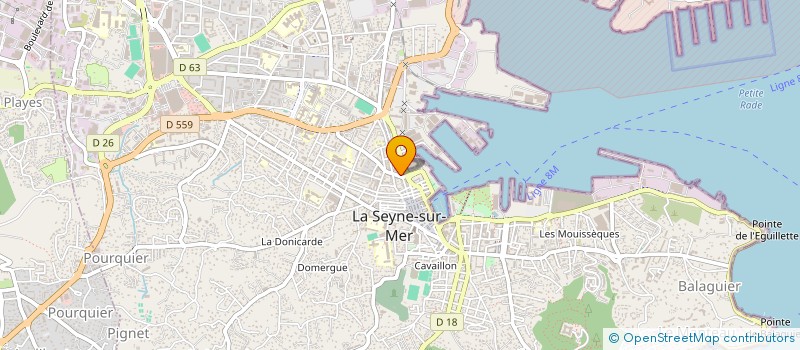 localisation de l'entreprise EB RESTAURATION à LA SEYNE SUR MER