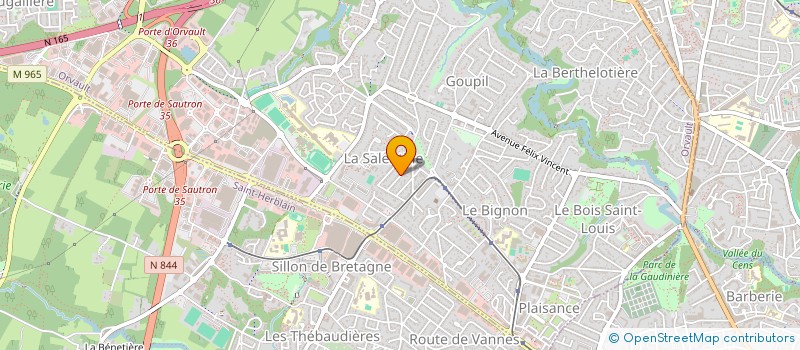 localisation de l'entreprise EB & SERVICES  GUJAN-MESTRAS