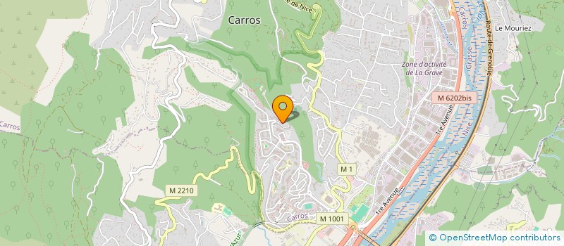 localisation de l'entreprise EB SERVICES à CARROS