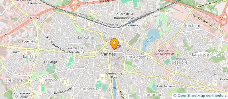 localisation de l'entreprise EB SERVICES à VANNES
