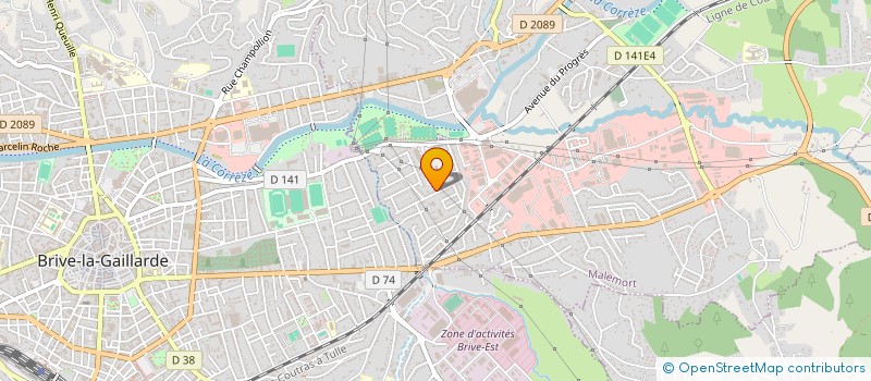 localisation de l'entreprise EB SOLU'TECH à MALEMORT