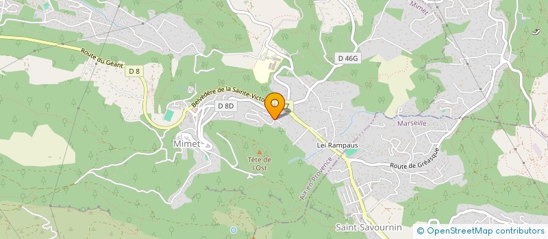 localisation de l'entreprise EB SOLUTION PAIES  MIMET