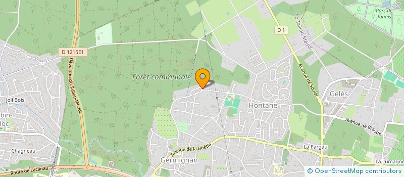 localisation de l'entreprise EB TRADE  LE TAILLAN-MEDOC