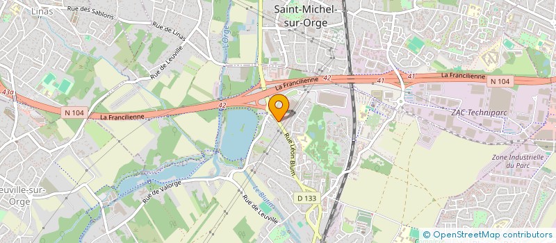 localisation de l'entreprise EB VIANDES à BRETIGNY SUR ORGE