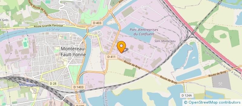 localisation de l'entreprise EB2 à MONTEREAU-FAULT-YONNE