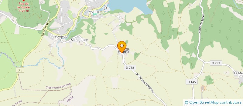 localisation de l'entreprise EB2C PRO  AYDAT