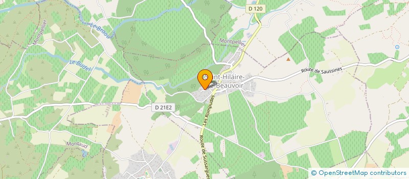 localisation de l'entreprise EB4 SOLUTIONS  SAINT-HILAIRE-DE-BEAUVOIR