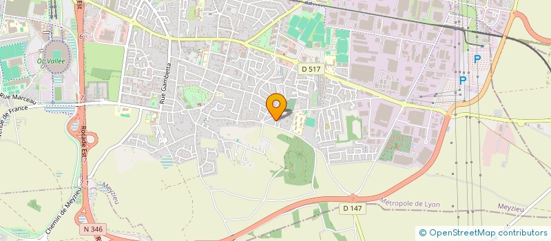 localisation de l'entreprise EB5 INVEST  MEYZIEU