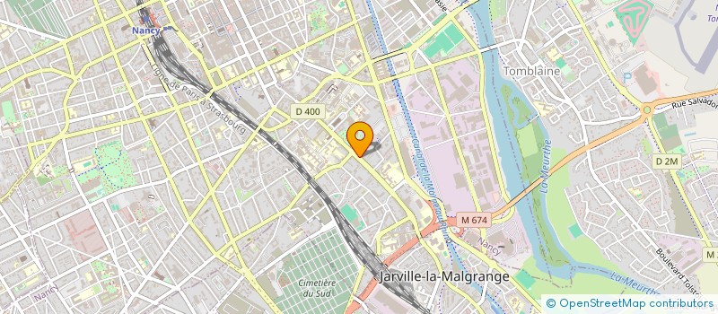 localisation de l'entreprise EBA FITNESS  NANCY