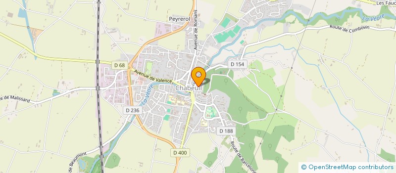 localisation de l'entreprise EBA HOLDING à CHABEUIL