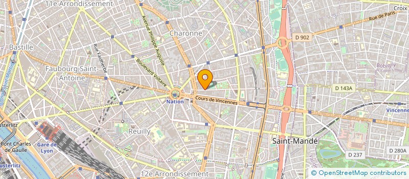 localisation de l'entreprise EBAAM à PARIS
