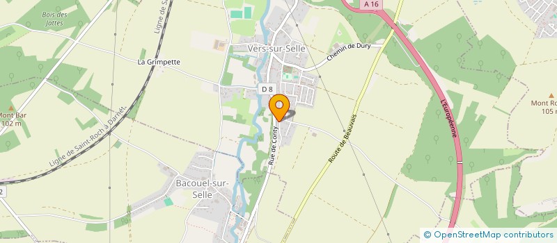 localisation de l'entreprise EBALOMA  DURY