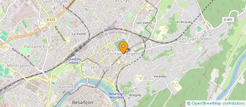 localisation de l'entreprise EBAR DEVELOPPEMENT à BESANCON