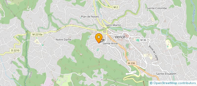 localisation de l'entreprise EBAY ST PAUL à VENCE