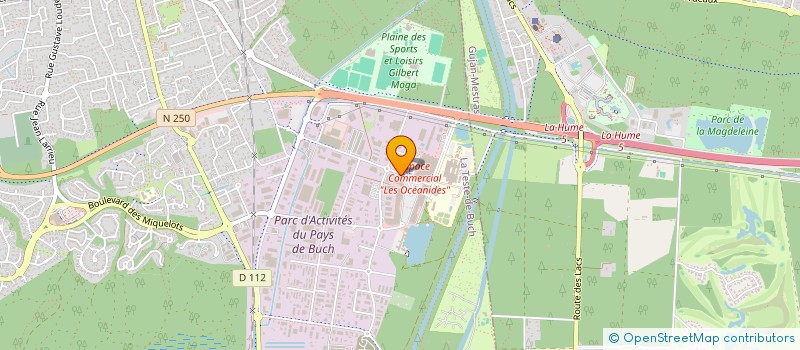 localisation de l'entreprise EBBC à LA TESTE-DE-BUCH
