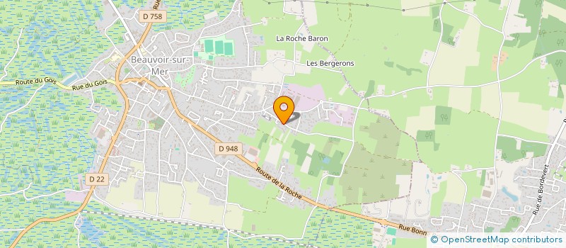 localisation de l'entreprise EBBG SCI  BEAUVOIR-SUR-MER