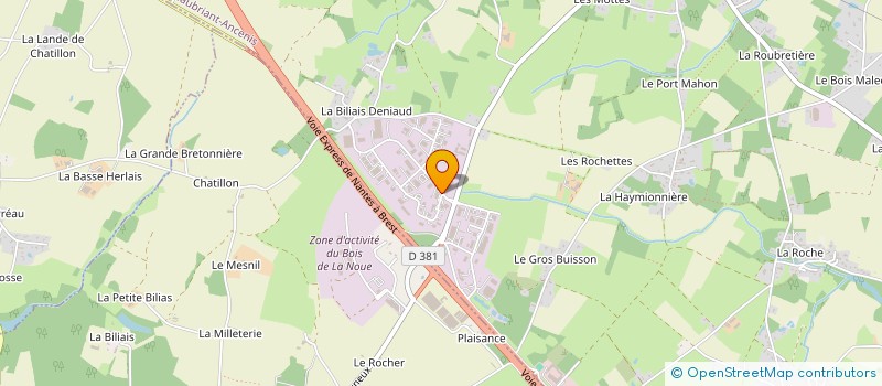 localisation de l'entreprise EBBJ à VIGNEUX-DE-BRETAGNE