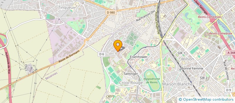 localisation de l'entreprise EBBM  REIMS