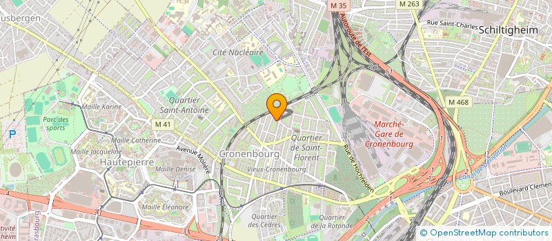 localisation de l'entreprise EBBS  STRASBOURG