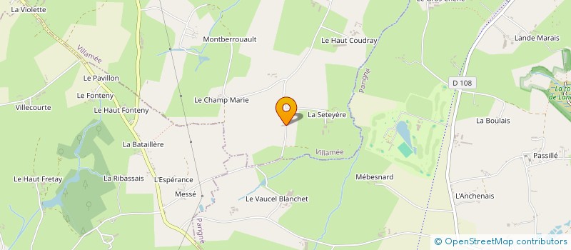 localisation de l'entreprise EBC à VILLAMEE
