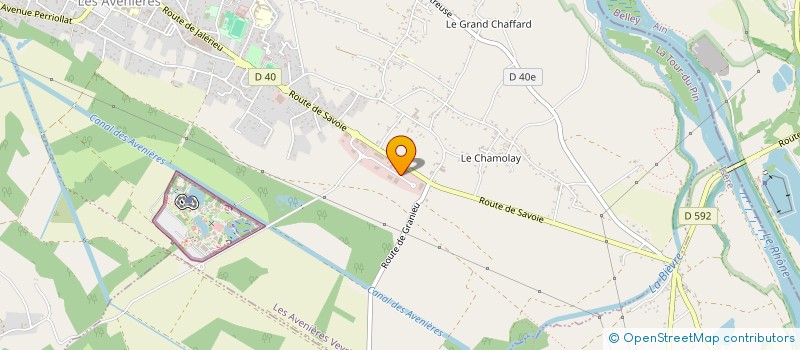 localisation de l'entreprise EBC à BELLEY