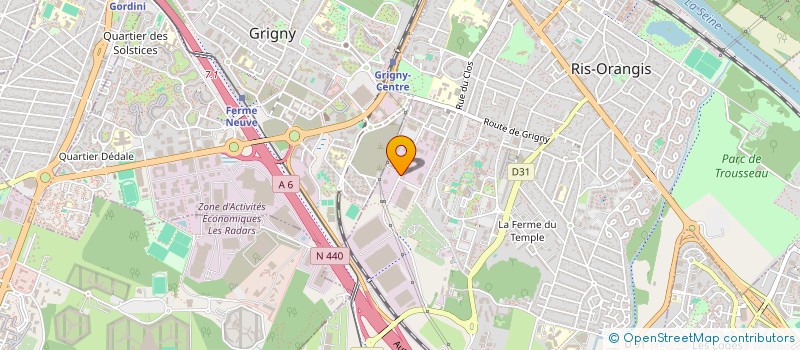 localisation de l'entreprise EBC CONCEPT à RIS-ORANGIS