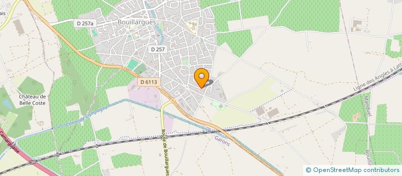 localisation de l'entreprise EBC IMMO  BOUILLARGUES