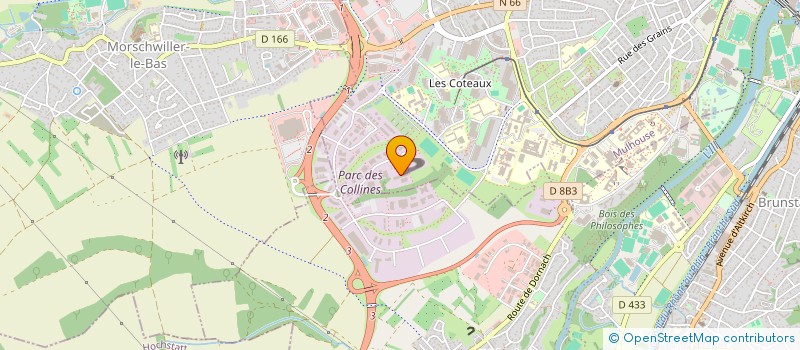 localisation de l'entreprise EBC INGENIERIE à MULHOUSE