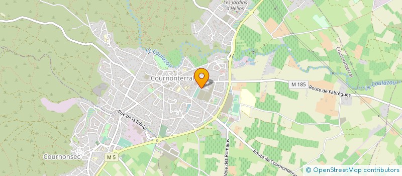 localisation de l'entreprise EBC SERVICES à COURNONTERRAL
