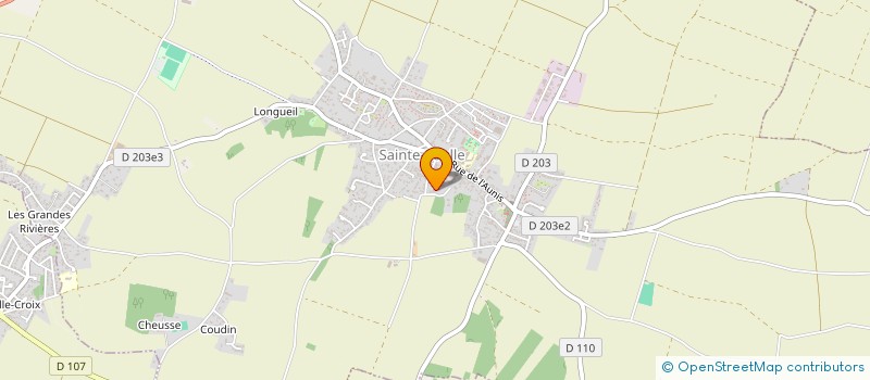 localisation de l'entreprise EBCC  SAINTE-SOULLE