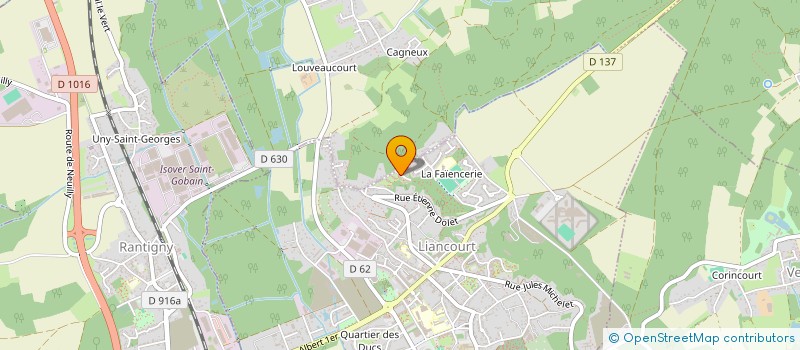 localisation de l'entreprise EBCK  LIANCOURT