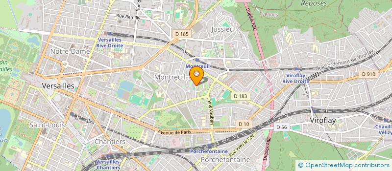 localisation de l'entreprise EBCL à VERSAILLES