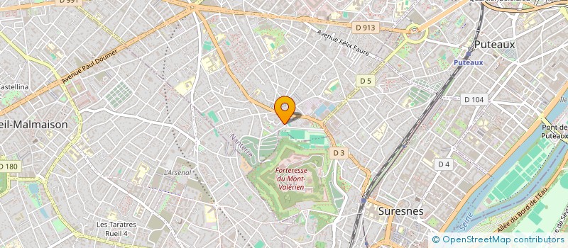 localisation de l'entreprise EBCONSULTING  NANTERRE