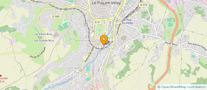 localisation de l'entreprise EBD  LE PUY-EN-VELAY