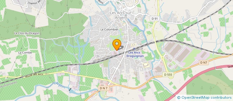 localisation de l'entreprise EBDS MDB à LES ARCS
