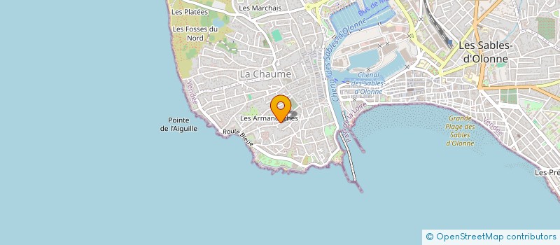 localisation de l'entreprise EBE ECONOMIE DU BUSINESS D'ENTREPRISE à LES SABLES D'OLONNE