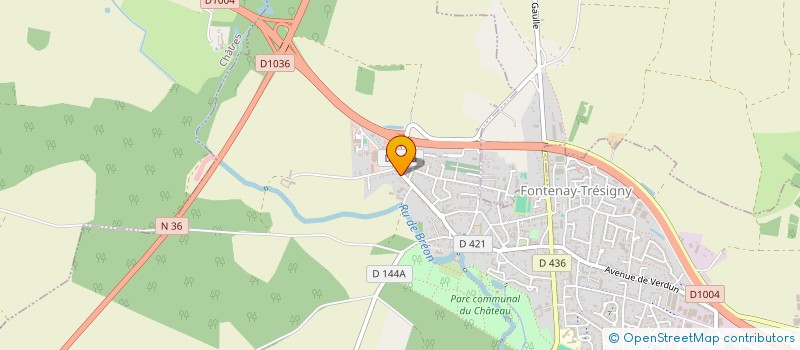 localisation de l'entreprise EBELA  FONTENAY-TRESIGNY