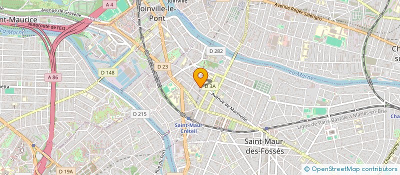 localisation de l'entreprise EBELMEN CONSEILS à SAINT-MAUR-DES-FOSSES