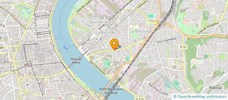 localisation de l'entreprise EBELSON AND CO  BORDEAUX