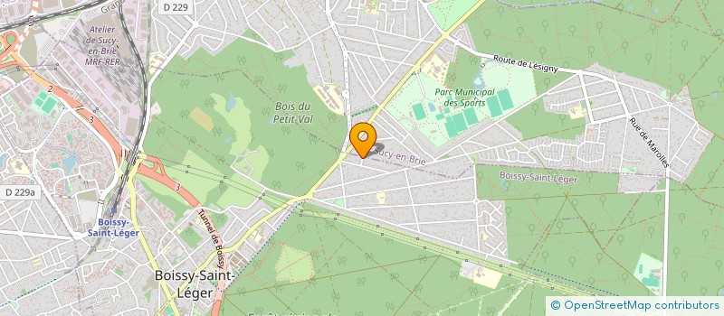 localisation de l'entreprise EBEN à BOISSY-SAINT-LEGER