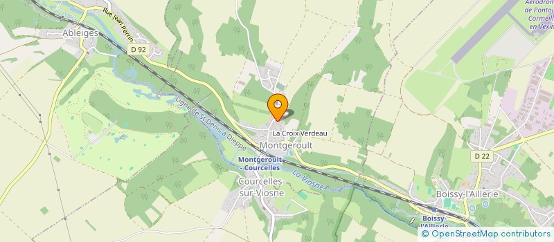 localisation de l'entreprise EBEN  ENNERY