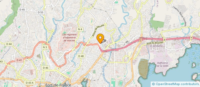 localisation de l'entreprise EBEN-EZER CONCEPTIONS  FORT-DE-FRANCE