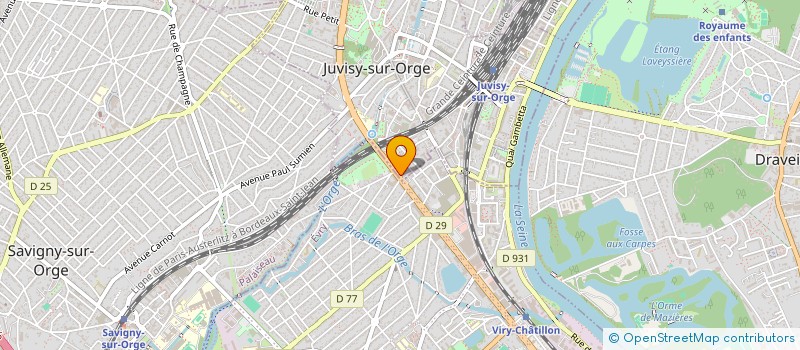 localisation de l'entreprise EBEN EZER CONSEIL à JUVISY-SUR-ORGE