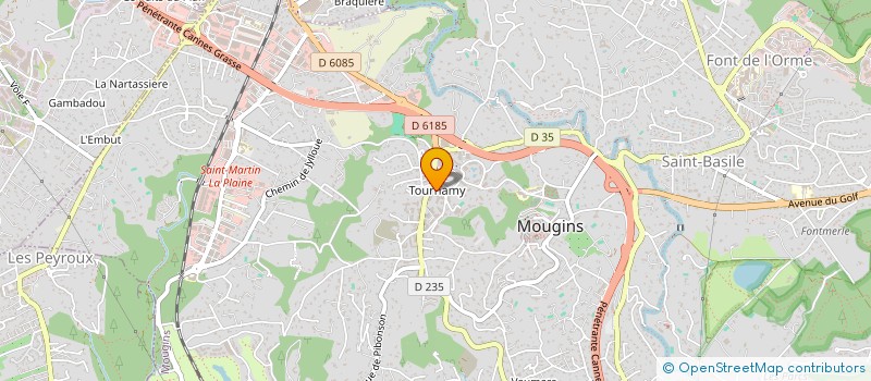 localisation de l'entreprise EBEN STUDIO  MOUGINS