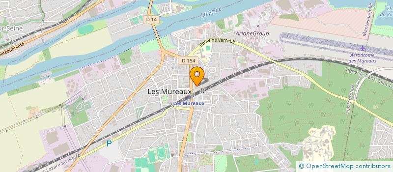 localisation de l'entreprise EBENE à LES MUREAUX